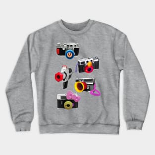 Toy cameras Crewneck Sweatshirt